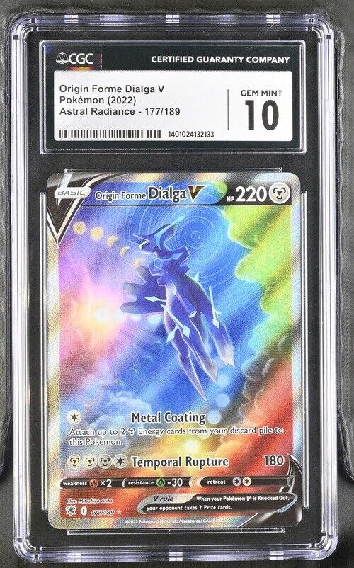 Origin Forme Dialga V - Pokemon (2022) - Astral Radiance - 177/189 - A A & C Games Origin Forme Dialga V - Pokemon (2022) - Astral Radiance - 177/189 - A A & C Games