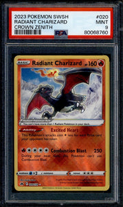 Radiant Charizard - Pokemon (2023) Crown Zenith - 020/159 CGC Graded 9.5 Gem Mint