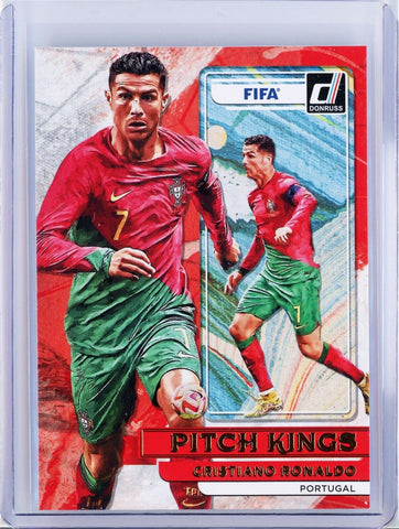 2022-23 Panini Donruss FIFA Cristiano Ronaldo Pitch Kings #17 Portugal