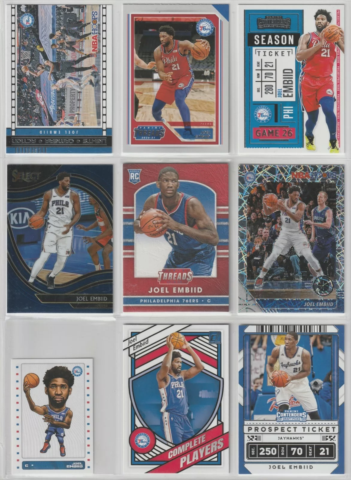 2014-15 Joel Embiid Rookie Card  (1x Randomly Selected RC, May Not Be Pictured)