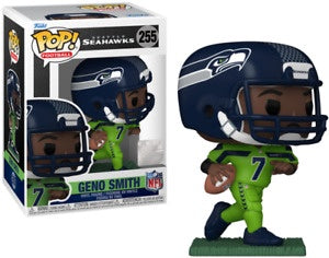 Funko POP! Football: Seattle Seahawks Green Jersey - Geno Smith #255 Vinyl Figure Vinyl Figure