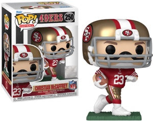 Funko POP! Football: San Francisco 49ers Red Jersey - Christian McCaffrey #250 Vinyl Figure