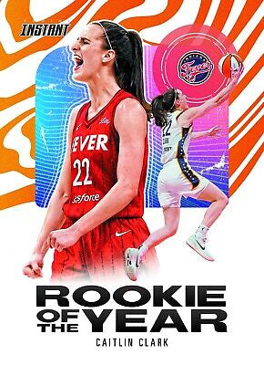 2024-25 Panini - Instant WNBA Basketball #CCROY-A Caitlin Clark Indiana Fever RC (Rookie Card)