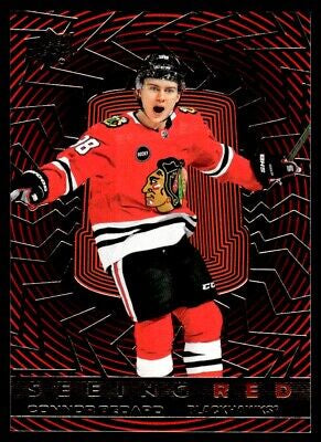 2023-24 Upper Deck Extended Series Seeing Red Connor Bedard #SR-45 RC (Rookie Card)