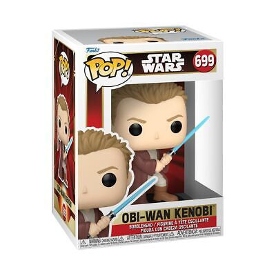 Funko POP! Star Wars Ep1 Phantom Menace 25th Anniversary - Obi-Wan Kenobi #699 Bobble-Head Figure