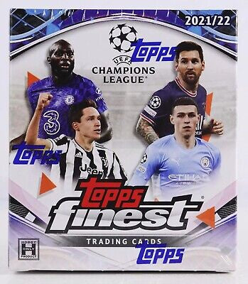 2021-22 Topps Finest UEFA Champions League Soccer Hobby Box