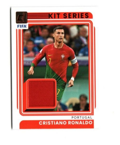 Cristiano Ronaldo - Game-Used Worn Swatch Relic Jersey Memorabilia Card Sports Card Single (Randomly Selected, May Not Be Pictured)