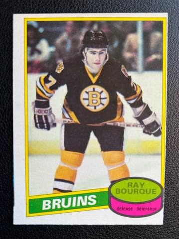 1980-81 O-Pee-Chee Hockey #140 Ray Bourque RC (Rookie Card) Boston Bruins