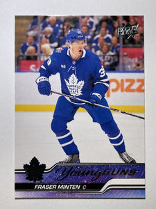 2023-24 Upper Deck Series 2 - Young Guns #482 Fraser Minten RC (Rookie Card)