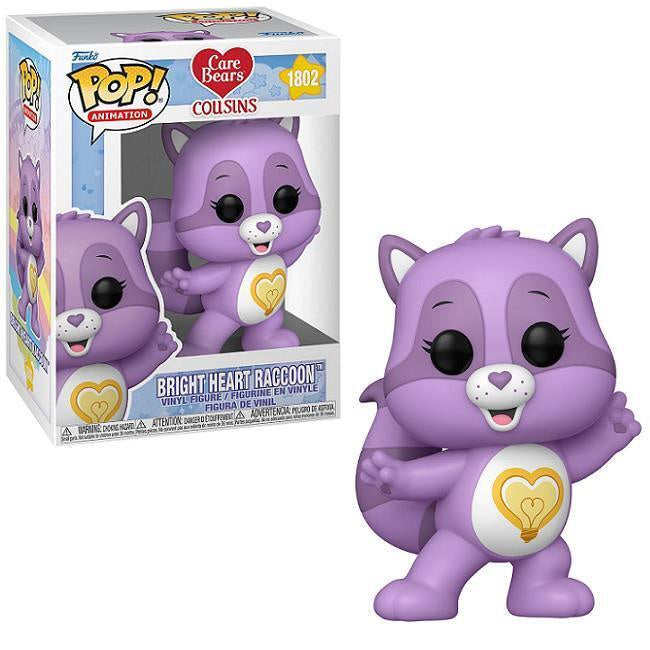 Funko POP! Animation: Care Bears Cousins - Bright Heart Raccoon #1802 Vinyl Figure