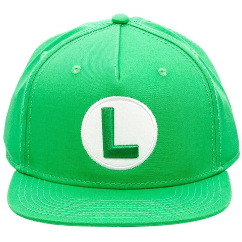 Luigi Green Snapback Hat