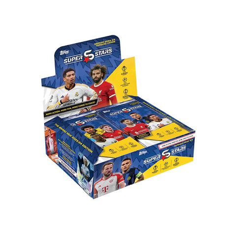 2023-24 Topps Superstars UEFA Champions League Cards Booster Box