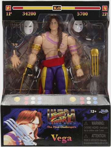 Street Fighter II The Final Challengers 6" Figure - Vega [Jada Toys]