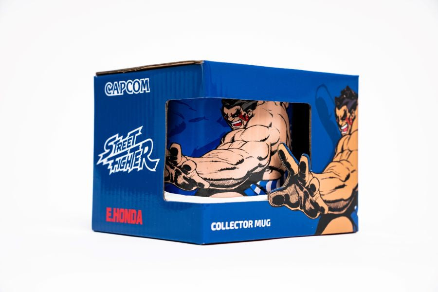 Street Fighter E.Honda 16OZ (473 ML) Ceramic Coffee Mug [FanFit Gaming]