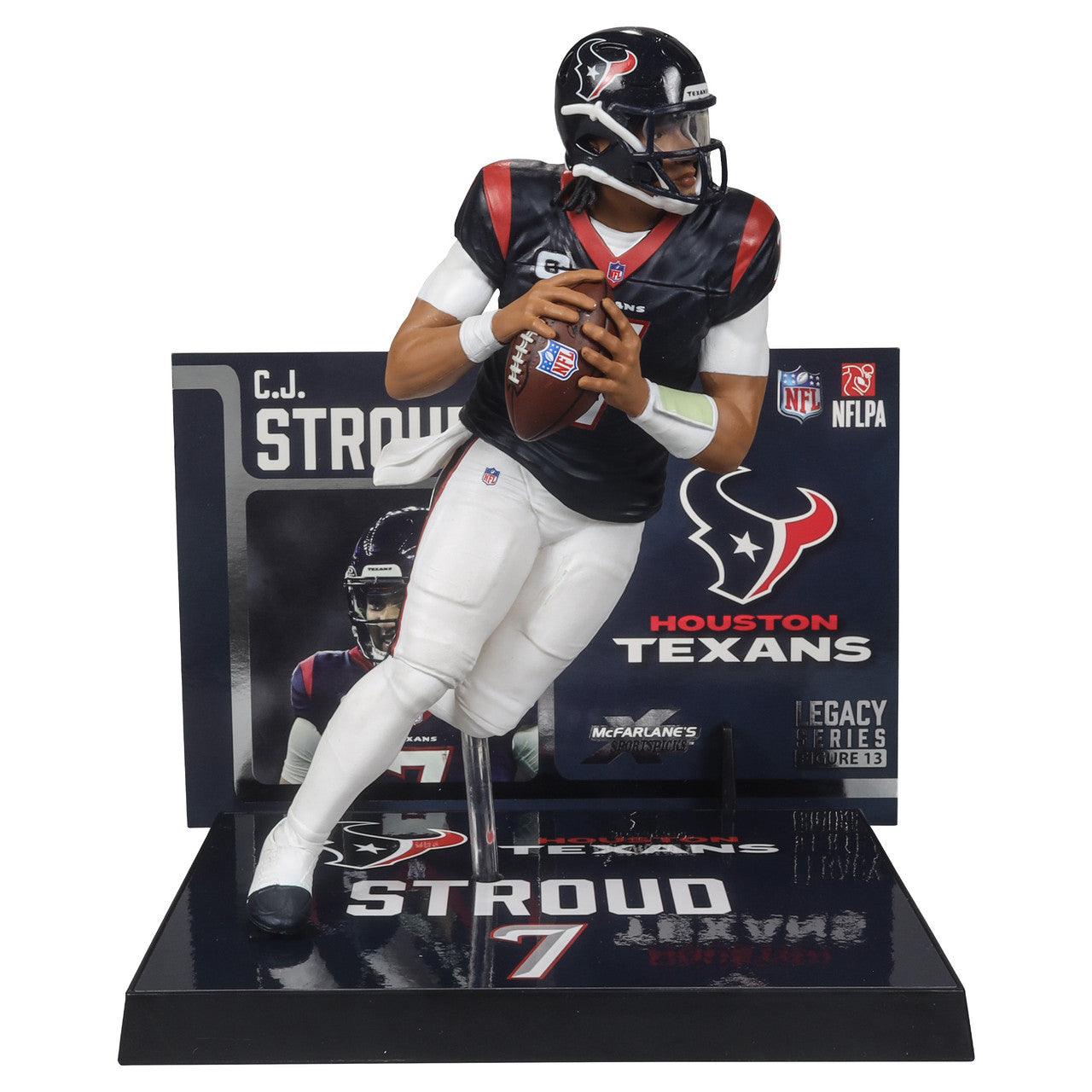 NFL Football Houston Texans Black Jersey CJ Stroud McFarlane's SportsPicks 7" Figure Legacy Series Figure #13