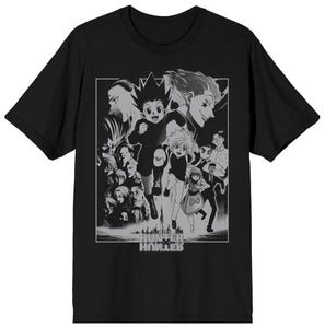 Hunter x Hunter Characters Black T-Shirt