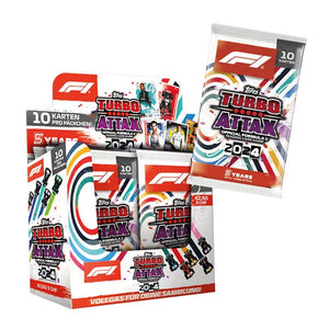 2024 Topps Formula 1 Turbo Attax Box - F1 (24 Packs Per Box)