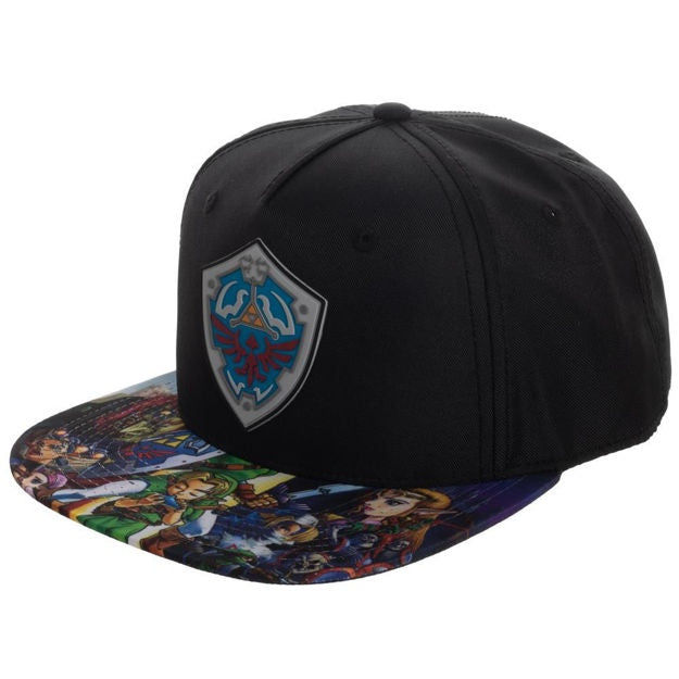 Zelda Sublimated Flat Bill Snapback