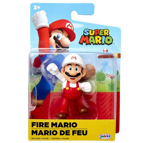 Super Mario - Fire Mario 2.5" Figure [Jakks Pacific]
