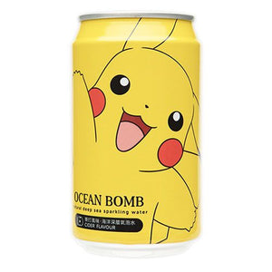 Pikachu Ocean Bomb Sparkling Water Cider Flavour 330ml