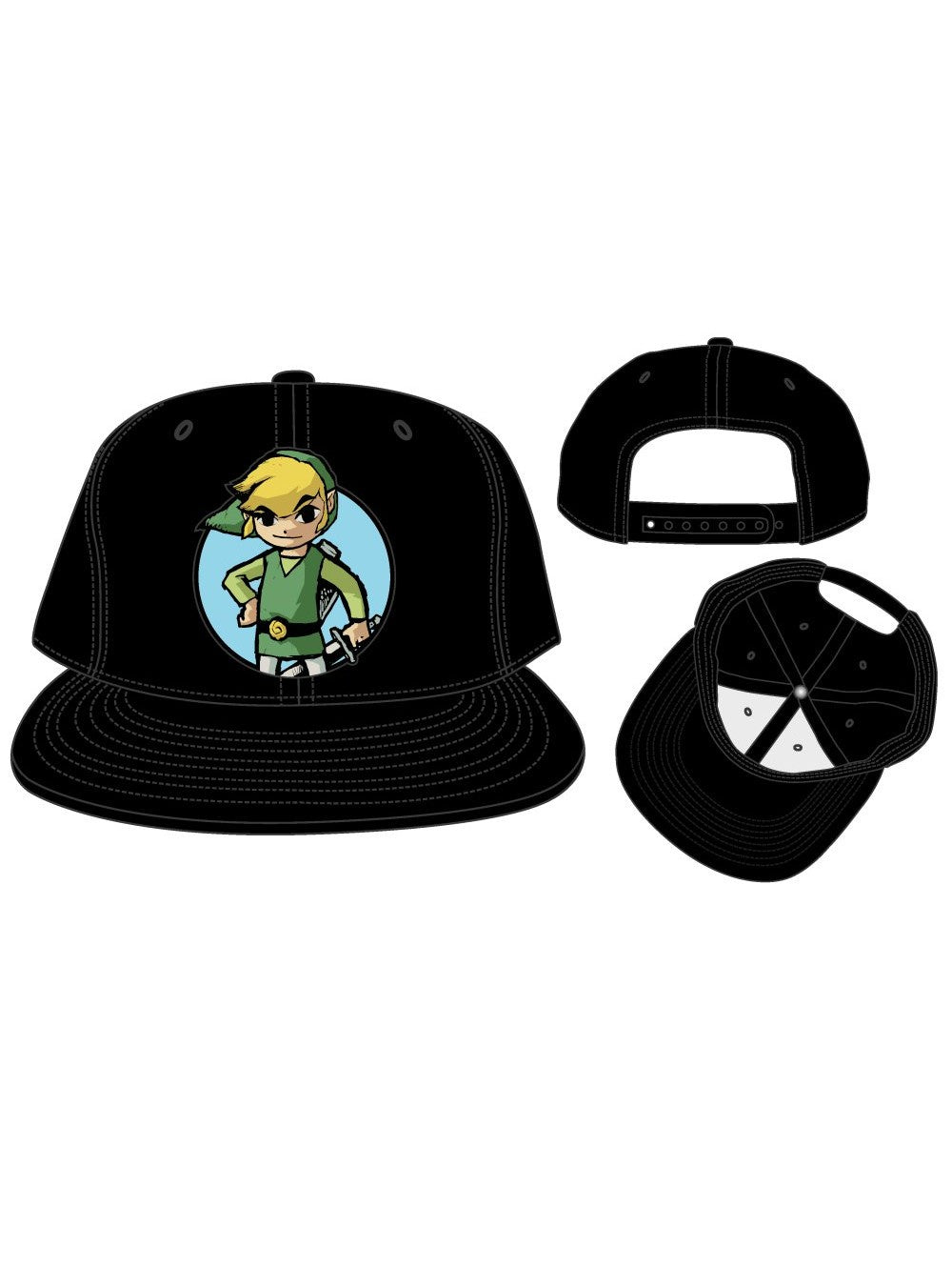 ZELDA - Core Black Snapback