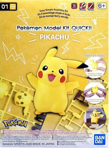 Pokemon Model Kit Quick! #01- Pikachu [Bandai Spirits]