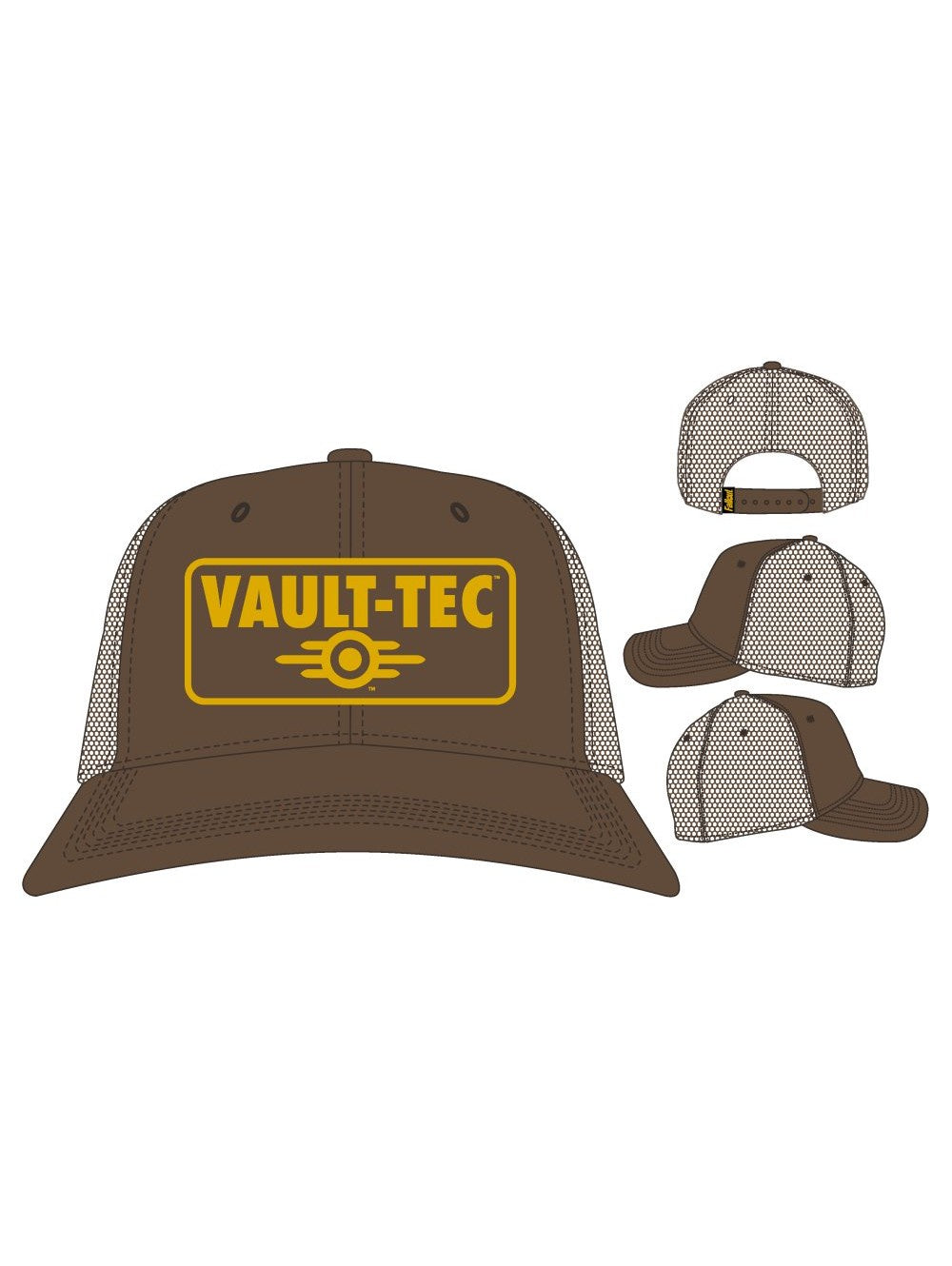 FALLOUT - Vault Tec Brown Tone Snapback