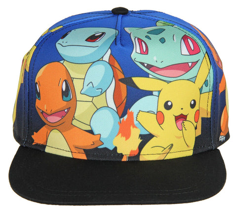 Pokemon - Sublimation Poly Twill Snapback