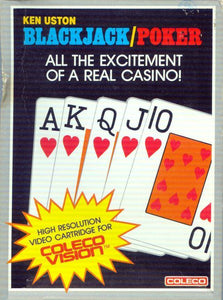 Blackjack/Poker (White Text Label) - Colecovision (Pre-owned)