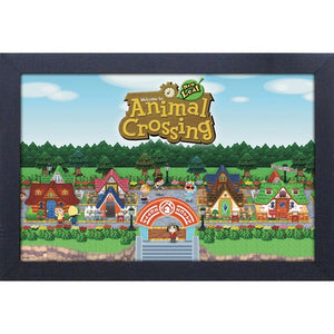 Welcome to Animal Crossing New Leaf 11" x 17" Framed Print
