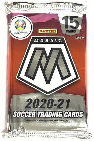 2021 Panini Mosaic UEFA Euro 2020 Soccer Hobby Pack