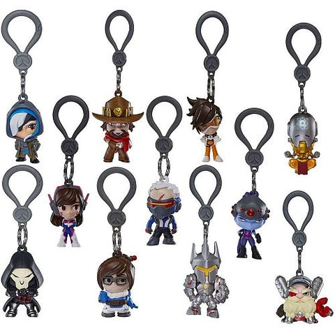 Overwatch Clip On Backpack Hangers (1 Random Blind Bag)