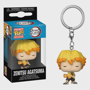 Funko Pocket Pop! Keychain - Demon Slayer - Zenitsu Agatsuma Vinyl Figure Keychain