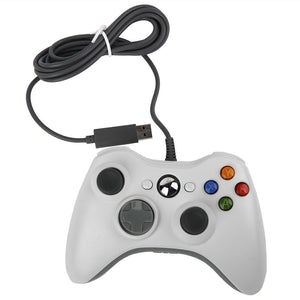 XBOX 360 WIRED CONTROLLER - WHITE 3RD PARTY (OUT OF PACKAGE)
