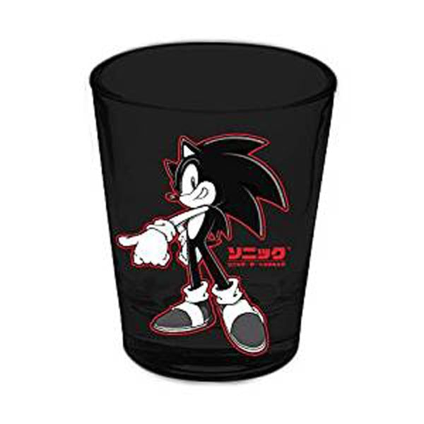 Sonic the Hedgehog Red Outline Shot Glass