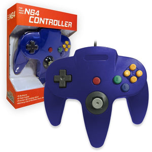 N64 Old Skool Wired Controller Nintendo 64 (Blue)