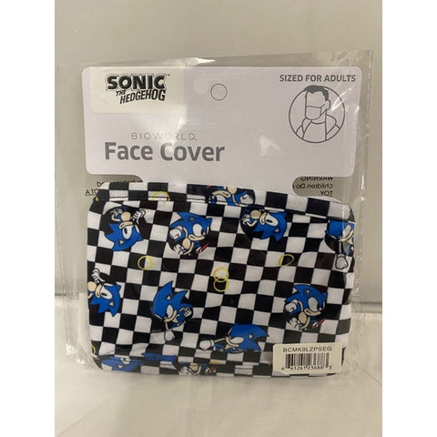 Sonic the Hedgehog Checker Facemask Adult Size [Bioworld]