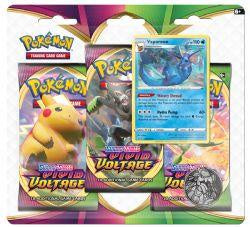 Pokemon: Vivid Voltage 3 Pack Blister - Vaporeon