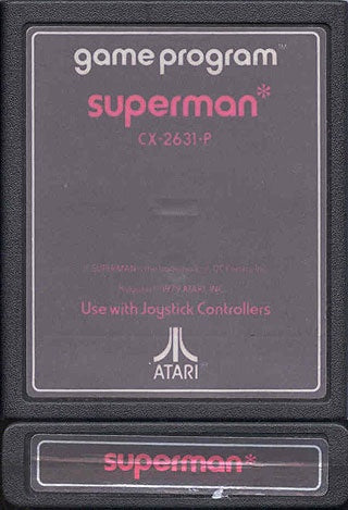 Superman (Text Label) - Atari 2600 (Pre-owned)