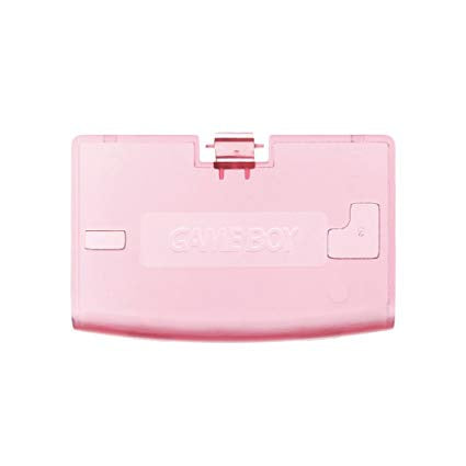 Repair Part Game Boy Advance Battery Cover (Clear Pink) - GBA