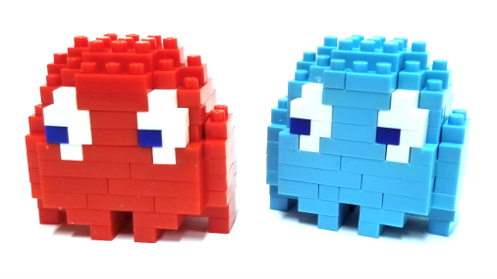 Pac Man Blinky & Inky Nanoblock Kit [Nanoblock] – A & C Games