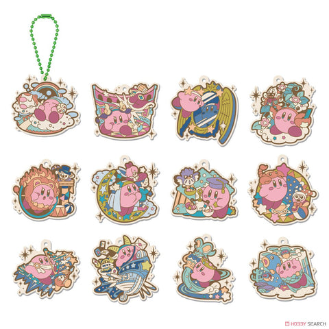 Kirby Horoscope Collection Pukkuri Rubber Mascot Keychain & Gummy Candy