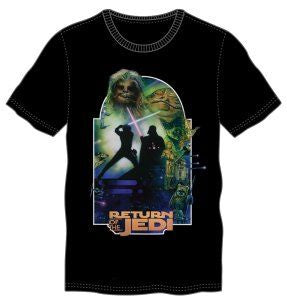 STAR WARS - Return Of The Jedi Men's Black Tee T-Shirt