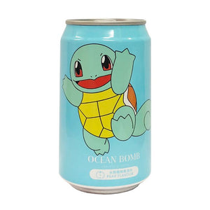 Squirtle Ocean Bomb Sparkling Water Pear Flavour 330ml
