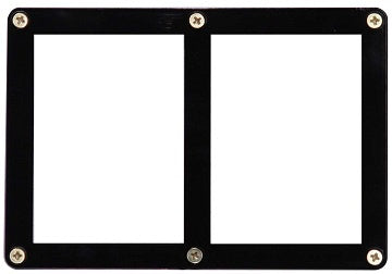 Ultra Pro - 2-Card Black Frame Screwdown Holder