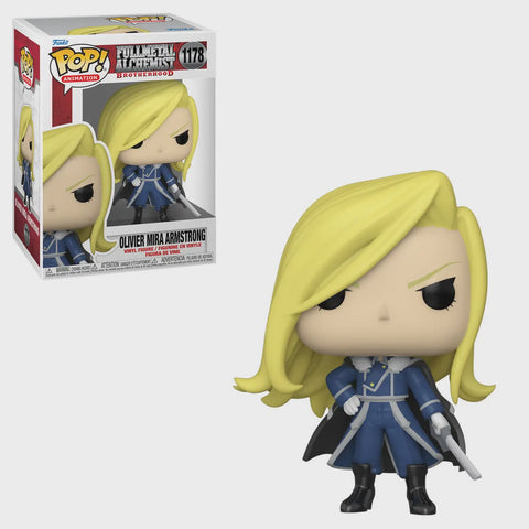 Funko POP! Animation: Fullmetal Alchemist Brotherhood - Olivier Mira Armstrong #1178 Vinyl Figure