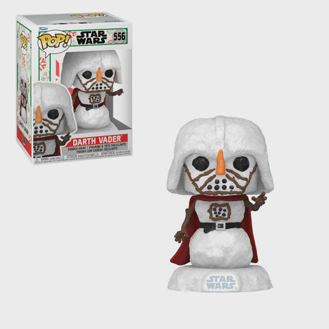 Funko POP! B: Star Wars - Snowman Darth Vader #556 Bobble-Head Figure