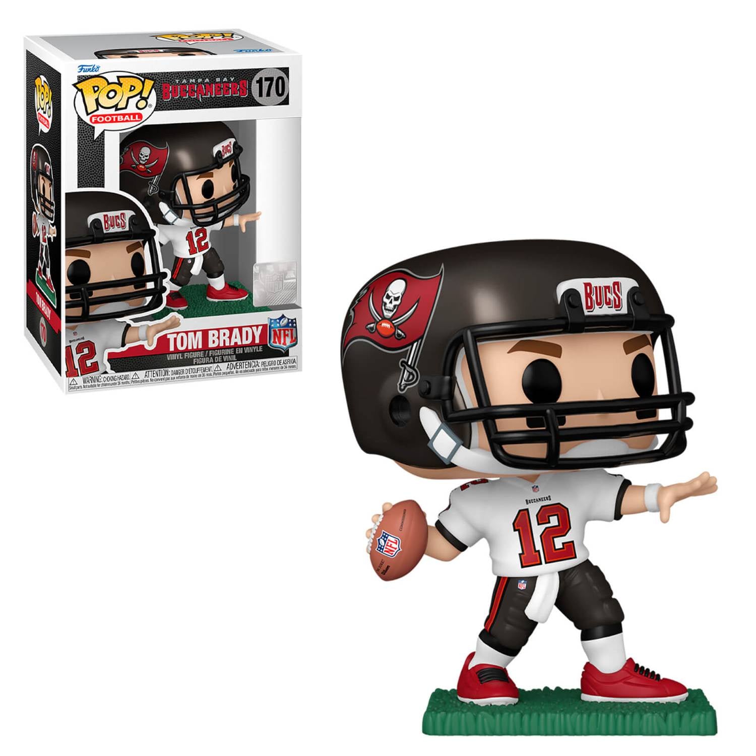 Funko POP! NFL Football #170 Buccaneers TOM BRADY Vinyl Figure – ASA  College: Florida