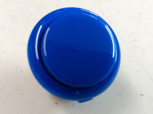 Sanwa Button Solid Colour OBSF-30mm Snap-In Pushbutton (Royal Blue)