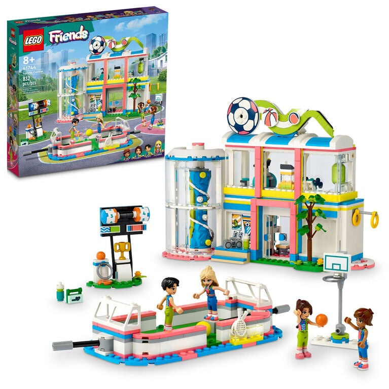 LEGO® Friends Sports Center 41744 Building Toy Set (832 Pcs)